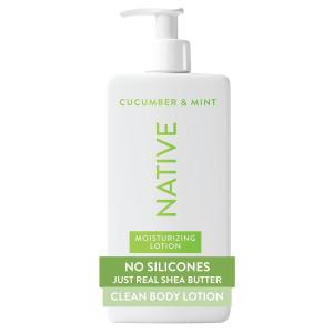 image:imageNative Body Lotion Sea Salt amp Cedar 48Hour Hydration for Dry amp Sensitive Skin Made with PlantBased Moisturizers like Shea Butter Silicone amp Paraben Free 165 fl ozCucumber  Mint