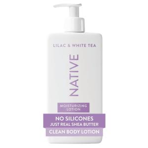 image:imageNative Body Lotion Sea Salt amp Cedar 48Hour Hydration for Dry amp Sensitive Skin Made with PlantBased Moisturizers like Shea Butter Silicone amp Paraben Free 165 fl ozLilac  White Tea