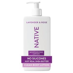 image:imageNative Body Lotion Sea Salt amp Cedar 48Hour Hydration for Dry amp Sensitive Skin Made with PlantBased Moisturizers like Shea Butter Silicone amp Paraben Free 165 fl ozLavender  Rose