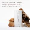 image:imageNative Aluminum Free Deodorant Desert Grass amp Sandalwood Large Size Stick 72 Hour Odor Control for Women amp Men Contains Naturally Derived Ingredients 31 ozSantal  Leather