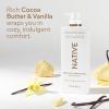 image:imageNative Moisturizing Body Wash Vanilla amp Cashmere 24Hour Hydration for Dry Skin Made with Real Shea Butter Sulfate amp Paraben Free 22 ozCocoa Butter  Vanilla