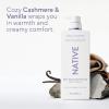 image:imageNative Moisturizing Body Wash Vanilla amp Cashmere 24Hour Hydration for Dry Skin Made with Real Shea Butter Sulfate amp Paraben Free 22 ozVanilla