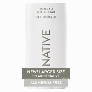 image:imageNative Aluminum Free Deodorant Desert Grass amp Sandalwood Large Size Stick 72 Hour Odor Control for Women amp Men Contains Naturally Derived Ingredients 31 ozHoney  White Oak