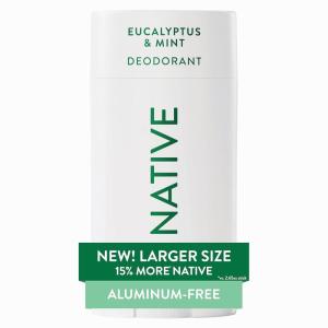 image:imageNative Aluminum Free Deodorant Desert Grass amp Sandalwood Large Size Stick 72 Hour Odor Control for Women amp Men Contains Naturally Derived Ingredients 31 ozEucaluptus  Mint