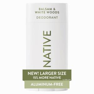 image:imageNative Aluminum Free Deodorant Desert Grass amp Sandalwood Large Size Stick 72 Hour Odor Control for Women amp Men Contains Naturally Derived Ingredients 31 ozBalsam  White Woods