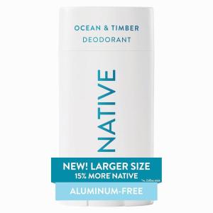 image:imageNative Aluminum Free Deodorant Desert Grass amp Sandalwood Large Size Stick 72 Hour Odor Control for Women amp Men Contains Naturally Derived Ingredients 31 ozOcean  Timber
