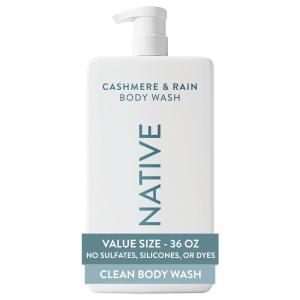 image:imageNative Body Wash for Women amp Men Cucumber amp Mint 36 oz Pump Bottle SulfateFree amp GentleCashmere Rain
