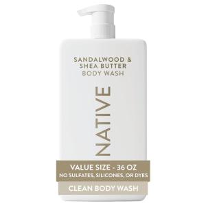 image:imageNative Body Wash for Women amp Men Cucumber amp Mint 36 oz Pump Bottle SulfateFree amp GentleSandalwood  Shea Butter