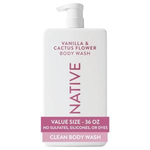 image:imageNative Body Wash for Women amp Men Cucumber amp Mint 36 oz Pump Bottle SulfateFree amp GentleVanilla  Cactus Flower