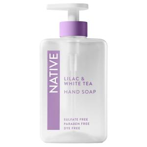 image:imageNative Liquid Hand Soap Sparkling Lemon amp Tangerine Scent NonDrying Formula for Soft Smooth Hands Made with PlantBased Cleansers Sulfate amp Paraben Free 13 oz BottleLilac  White Tea