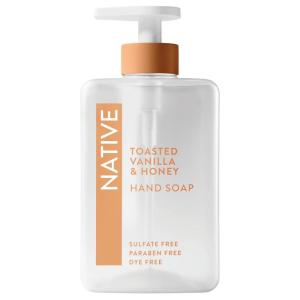 image:imageNative Liquid Hand Soap Sparkling Lemon amp Tangerine Scent NonDrying Formula for Soft Smooth Hands Made with PlantBased Cleansers Sulfate amp Paraben Free 13 oz BottleToasted Vanilla  Honey