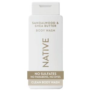 image:imageNative Body Wash Contains Naturally Derived Ingredients  For Women amp Men Sulfate Paraben amp Dye Free Leaving Skin Soft and Hydrated  Sea Salt amp Cedar 18 ozSandalwood  Shea Butter