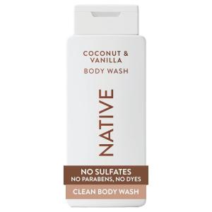 image:imageNative Body Wash Contains Naturally Derived Ingredients  For Women amp Men Sulfate Paraben amp Dye Free Leaving Skin Soft and Hydrated  Sea Salt amp Cedar 18 ozCoconut  Vanilla