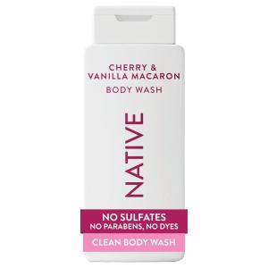 image:imageNative Body Wash Contains Naturally Derived Ingredients  For Women amp Men Sulfate Paraben amp Dye Free Leaving Skin Soft and Hydrated  Sea Salt amp Cedar 18 ozCherry  Vanilla Macaron