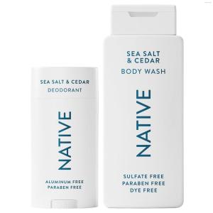 image:imageNative Body Wash Contains Naturally Derived Ingredients  For Women amp Men Sulfate Paraben amp Dye Free Leaving Skin Soft and Hydrated  Sea Salt amp Cedar 18 ozSea Salt  Cedar