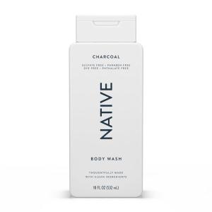 image:imageNative Body Wash Contains Naturally Derived Ingredients  For Women amp Men Sulfate Paraben amp Dye Free Leaving Skin Soft and Hydrated  Sea Salt amp Cedar 18 ozCharcoal