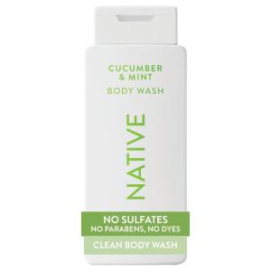 image:imageNative Body Wash Contains Naturally Derived Ingredients  For Women amp Men Sulfate Paraben amp Dye Free Leaving Skin Soft and Hydrated  Sea Salt amp Cedar 18 ozCucumber  Mint
