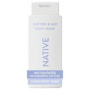 image:imageNative Body Wash Contains Naturally Derived Ingredients  For Women amp Men Sulfate Paraben amp Dye Free Leaving Skin Soft and Hydrated  Sea Salt amp Cedar 18 ozCotton  Lily