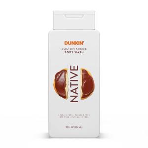 image:imageNative Body Wash Dunkin Stawberry Frosted Contains Naturally Derived Ingredients  For Women amp Men Sulfate Paraben amp Dye Free Leaving Skin Soft and Hydrated  18 ozBoston Kreme