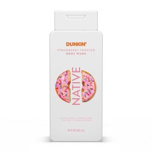 image:imageNative Body Wash Dunkin Stawberry Frosted Contains Naturally Derived Ingredients  For Women amp Men Sulfate Paraben amp Dye Free Leaving Skin Soft and Hydrated  18 ozStrawberry Frosted