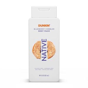 image:imageNative Body Wash Dunkin Stawberry Frosted Contains Naturally Derived Ingredients  For Women amp Men Sulfate Paraben amp Dye Free Leaving Skin Soft and Hydrated  18 ozBlueberry Cobbler