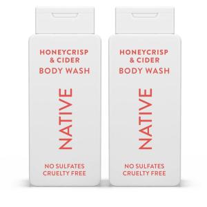 image:imageNative Body Wash with Naturally Derived Ingredients  Honey Crisp amp Cider  Sulfate amp Paraben Free  For Women amp Men  SkinLoving Cleanser  18 oz 2PackHoneycrisp Apple