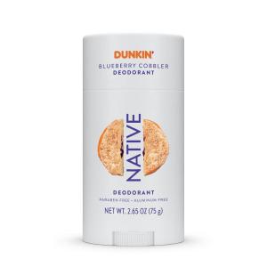 image:imageNative Deodorant  Limited Dunkin Donuts Edition  Aluminum Free with Baking Soda Probiotics Coconut Oil and Shea Butter  Strawberry Frosted 265ozBlueberry Cobbler