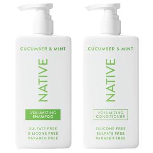 image:imageNative Ocean amp Timber Shampoo and Conditioner Contain Naturally Derived Ingredients  All Hair Types Color amp Treated Fine to Dry Damaged Sulfate amp Dye Free  2PackCucumber  Mint