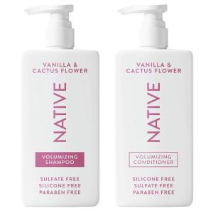 image:imageNative Ocean amp Timber Shampoo and Conditioner Contain Naturally Derived Ingredients  All Hair Types Color amp Treated Fine to Dry Damaged Sulfate amp Dye Free  2PackVanilla  Cactus Flower 2in1
