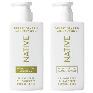 image:imageNative Ocean amp Timber Shampoo and Conditioner Contain Naturally Derived Ingredients  All Hair Types Color amp Treated Fine to Dry Damaged Sulfate amp Dye Free  2PackDesert Grass  Sandalwood