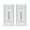 image:imageNative Deodorant Contains Naturally Derived Ingredients 72 Hour Odor Control Deodorant for Women and Men Aluminum Free Sea Salt amp Cedar 23 oz Pack of 2Sea Salt  Cedar