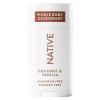 image:imageNative Whole Body Deodorant Cream Contains Naturally Derived Ingredients Deodorant for Women amp Men  72 Hour Odor Protection Aluminum Free with Coconut Oil and Shea Butter  Cucumber amp MintCoconut  Vanilla