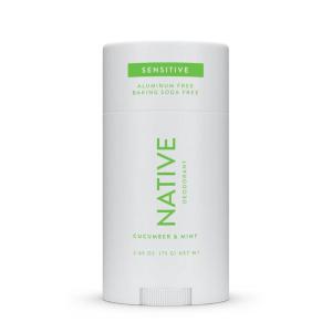 image:imageNative Sensitive Deodorant Contains Naturally Derived Ingredients 72 Hour Odor Control  Deodorant for Women amp Men Aluminum Free with Baking Soda Coconut Oil and Shea Butter Coconut amp VanillaCucumber  Mint