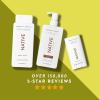 image:imageNative Deodorant Contains Naturally Derived Ingredients 72 Hour Odor Control Deodorant for Women and Men Aluminum Free Charcoal 265ozBergamot  Pine