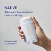 image:imageNative Deodorant Contains Naturally Derived Ingredients 72 Hour Odor Control Deodorant for Women and Men Aluminum Free Charcoal 265ozButtercream  French Vanilla