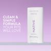 image:imageNative Deodorant Contains Naturally Derived Ingredients 72 Hour Odor Control Deodorant for Women and Men Aluminum Free Charcoal 265ozLilac  White Tea