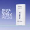 image:imageNative Deodorant Contains Naturally Derived Ingredients 72 Hour Odor Control Deodorant for Women and Men Aluminum Free Charcoal 265ozUnscented