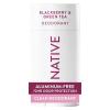image:imageNative Deodorant Contains Naturally Derived Ingredients 72 Hour Odor Control Deodorant for Women and Men Aluminum Free Cashmere amp Rain 265ozBlackberry  Green Tea