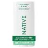 image:imageNative Deodorant Contains Naturally Derived Ingredients 72 Hour Odor Control Deodorant for Women and Men Aluminum Free Charcoal 265ozEucalyptus  Mint