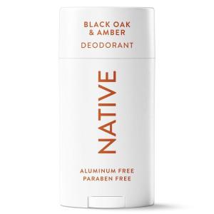 image:imageNative Deodorant Contains Naturally Derived Ingredients 72 Hour Odor Control Deodorant for Women and Men Aluminum Free Black Oak amp Amber 265oz