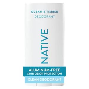 image:imageNative Deodorant Contains Naturally Derived Ingredients 72 Hour Odor Control Deodorant for Women and Men Aluminum Free Cashmere amp Rain 265ozOcean  Timber