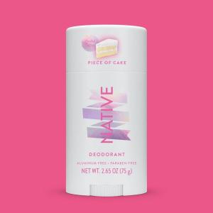 image:imageNative Deodorant Contains Naturally Derived Ingredients 72 Hour Odor Control Deodorant for Women and Men Aluminum Free Charcoal 265ozBirthday Cake