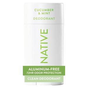 image:imageNative Deodorant Contains Naturally Derived Ingredients 72 Hour Odor Control Deodorant for Women and Men Aluminum Free Charcoal 265ozCucumber  Mint