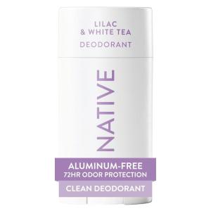 image:imageNative Deodorant Contains Naturally Derived Ingredients 72 Hour Odor Control Deodorant for Women and Men Aluminum Free Charcoal 265ozLilac  White Tea