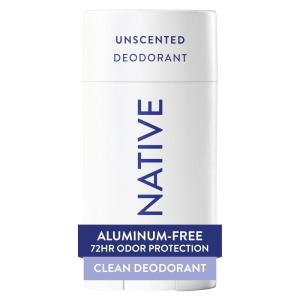 image:imageNative Deodorant Contains Naturally Derived Ingredients 72 Hour Odor Control Deodorant for Women and Men Aluminum Free Charcoal 265ozUnscented