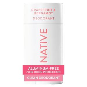 image:imageNative Deodorant Contains Naturally Derived Ingredients 72 Hour Odor Control Deodorant for Women and Men Aluminum Free Grapefruit amp Bergamot 265oz