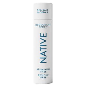 image:imageNative Deodorant amp Body Spray Eucalyptus amp Mint 72Hour Odor Protection for Underarms amp Body Aluminum Free Quick Drying 35 ozSea Salt  Cedar