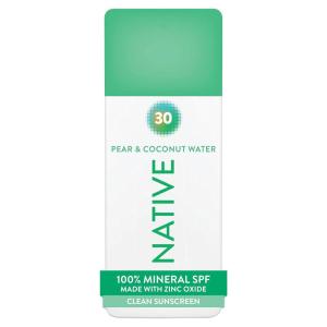 image:imageNative Mineral Sunscreen Spray SPF 30 Pear amp Coconut Water Scent with 100 Mineral Zinc Oxide for Face amp Body Hawaii Compliant Vegan No White Cast  7 ozPear  Coconut Water