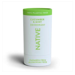 image:imageNative Plastic Free Deodorant Contains Naturally Derived Ingredients 72 Hour Odor Control  Deodorant for Women amp Men Aluminum Free with Baking Soda Coconut Oil and Shea Butter  Coconut amp VanillaCucumber  Mint