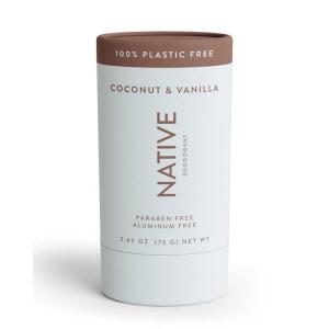 image:imageNative Plastic Free Deodorant Contains Naturally Derived Ingredients 72 Hour Odor Control  Deodorant for Women amp Men Aluminum Free with Baking Soda Coconut Oil and Shea Butter  Coconut amp VanillaCoconut  Vanilla